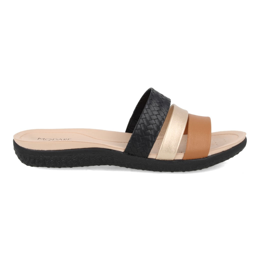 Modare Tamanco 7125-200-29455-103471 Preto-Camel-Dourado-Preto Sint_2_999999992664105_ -1-